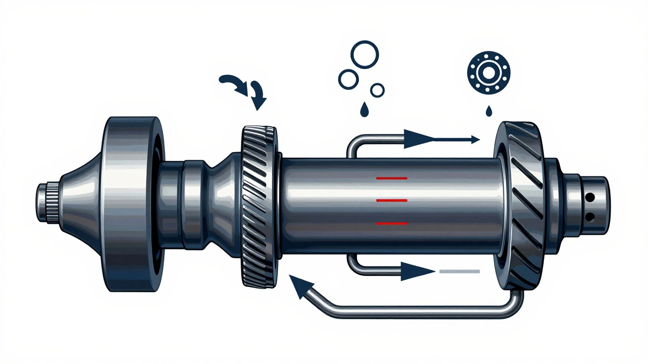 Схема системы ГРМ с указанием точек износа роликов и последствий их отказа